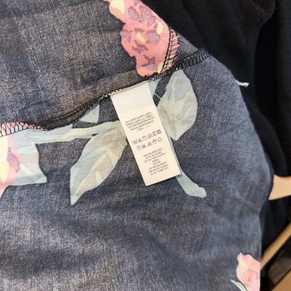 J. Jill Pure 100% Cotton Knit Oversized Boho Striped Open 3/4 Sleeves Cardigan S - Picture 3 of 9